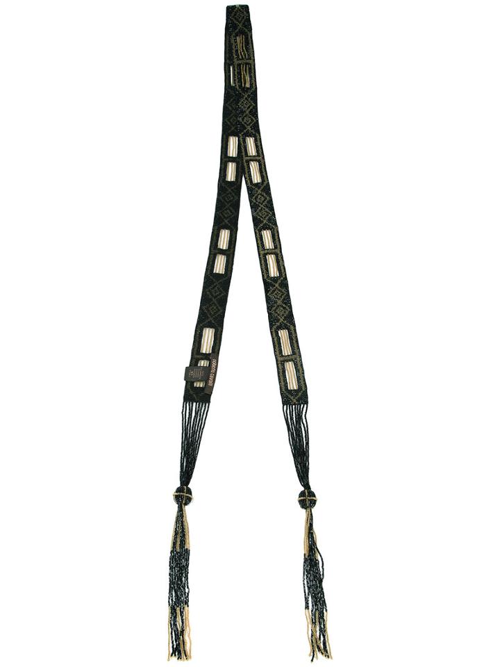 Roberto Cavalli - Embroidered Scarf - Women - Polyamide - One Size, Black, Polyamide
