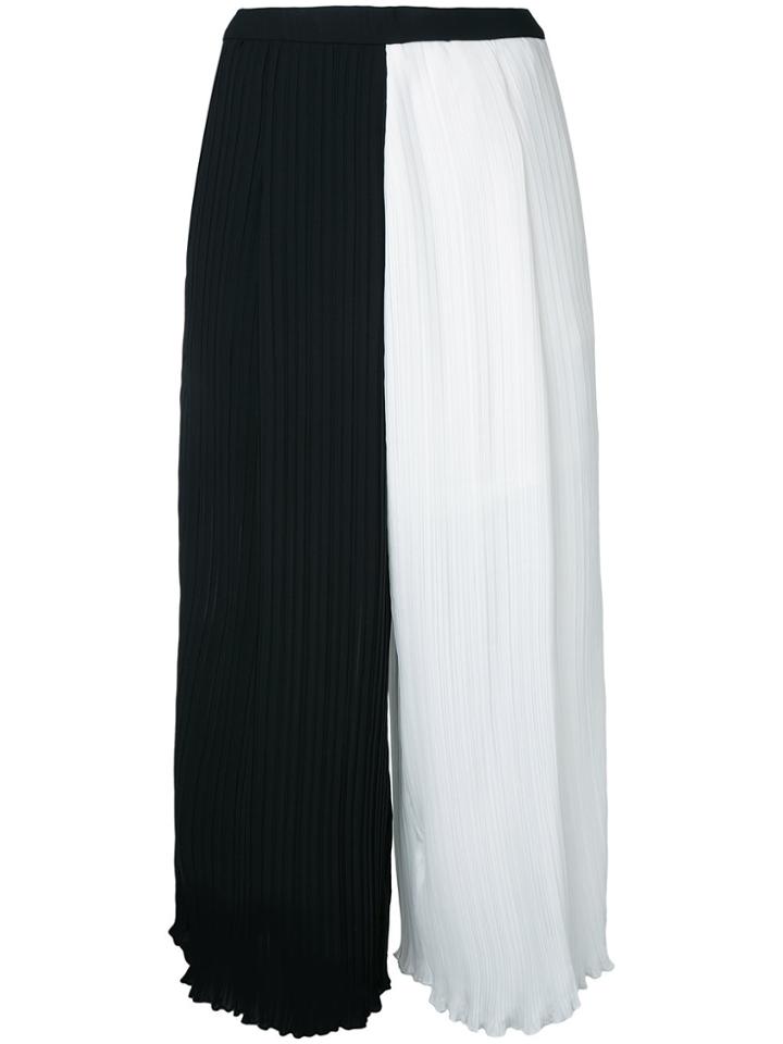 Lydia L. Lucile Pleated Culottes - Black