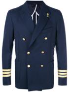 Lc23 - Slim-fit Blazer - Men - Viscose/wool - 46, Blue, Viscose/wool