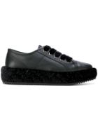 Marco De Vincenzo Lace Up Sneakers - Black