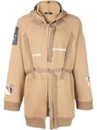 Undercover Belted Hooded Coat - Neutrals