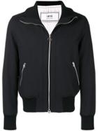 Ami Alexandre Mattiussi Funnel Neck Zipped Jacket - Black