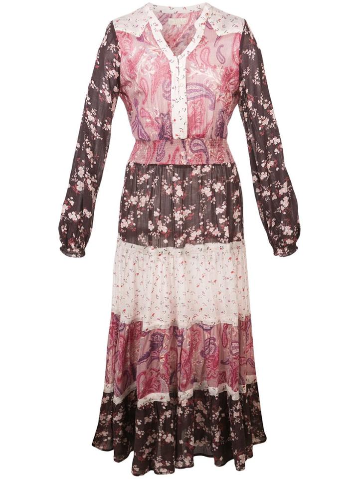 By Timo Bohemian Midi Dress - Pink
