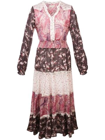 By Timo Bohemian Midi Dress - Pink