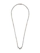 Roar Brushed Logo Necklace - Metallic
