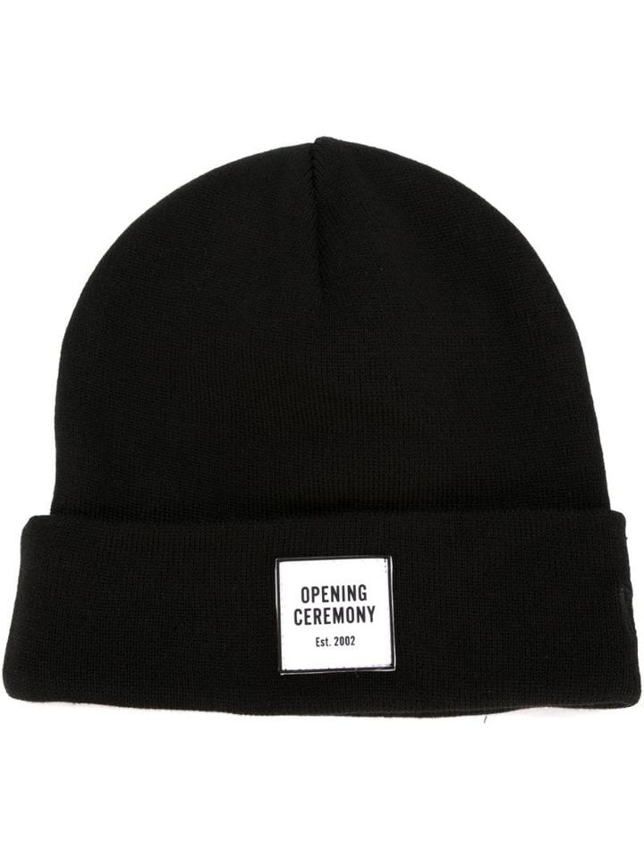 Opening Ceremony Logo Patch Beanie - Black