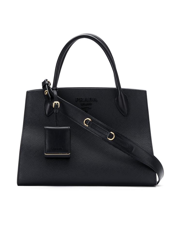 Prada Monochrome Tote - Black