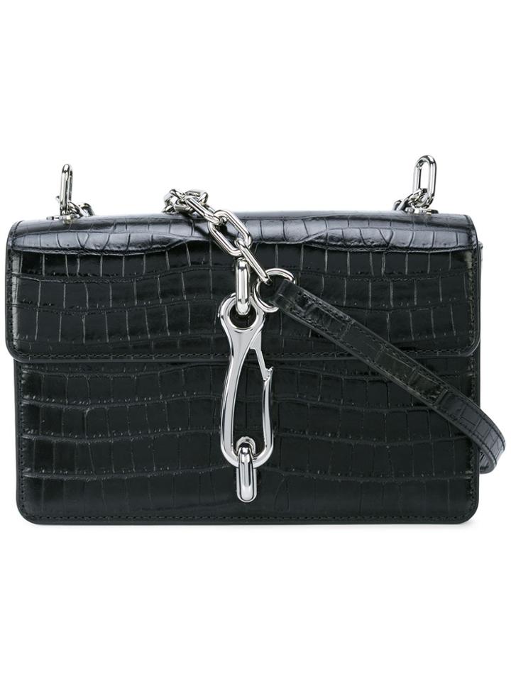 Alexander Wang Hook Embossed Crossbody - Black