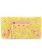 Balenciaga Vintage Clutch Hand Bag - Yellow & Orange