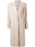 Jason Wu 'cady' Coat, Women's, Size: 10, Nude/neutrals, Silk/acetate/viscose
