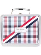 Thom Browne Madras Print Metal Lunchbox - Metallic