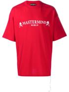 Mastermind World Logo Print Relaxed-fit T-shirt - Red