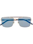 Hublot Eyewear Square Frame Sunglasses - Blue