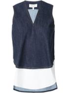 Derek Lam 10 Crosby Denim Tank Top