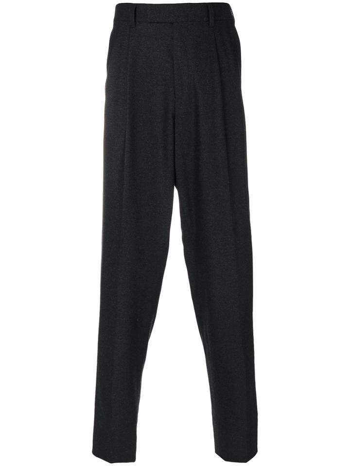Ermenegildo Zegna High Waisted Trousers - Grey