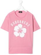 Dsquared2 Kids Teen Printed T-shirt - Pink