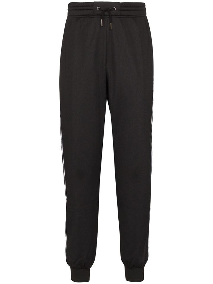 Givenchy Ticker Logo Tape Track Pants - Black