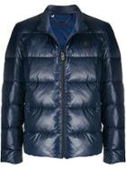 Billionaire High-neck Down Jacket - Blue
