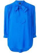 Pinko Neck-tied Flared Blouse - Blue