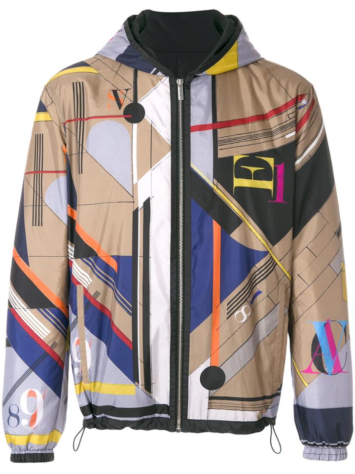 Versace Reversible Laszlo Print Jacket - Multicolour