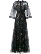 Valentino 'astro Couture' Evening Dress, Women's, Size: 40, Black, Silk/cotton/polyamide/metallic Fibre