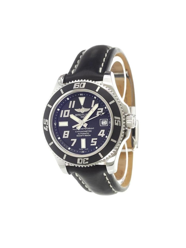 Breitling 'superocean 42 Abyss Black' Analog Watch, Men's