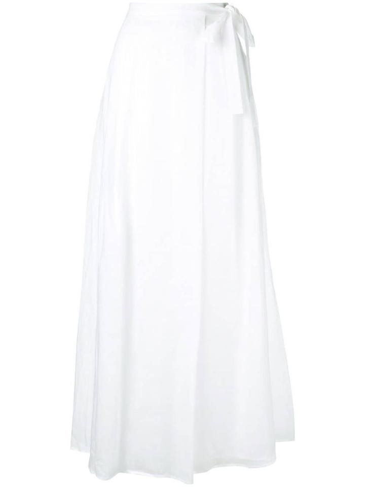 Max Mara Studio Wrap-around Skirt - White