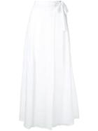 Max Mara Studio Wrap-around Skirt - White