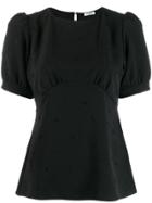 P.a.r.o.s.h. Ball Sleeve Blouse - Black