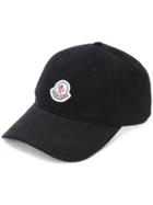 Moncler Logo Patch Cap - Black
