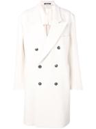 Maison Margiela Double Buttoned Coat - White