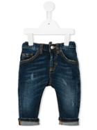 Dsquared2 Kids - Ripped Detail Jeans - Kids - Cotton/spandex/elastane - 6 Mth, Blue