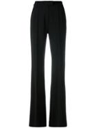 Plein Sud Tailored Straight Trousers, Women's, Size: 38, Black, Viscose/spandex/elastane/polyester/virgin Wool