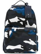 Valentino Valentino Garavani Camouflage Backpack - Blue