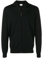 Brioni Zip-up Knitted Sweater - Black