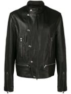 Diesel Black Gold Biker Jacket In Nappa Leather