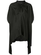 Thomas Wylde - Wind Flower Top - Women - Silk - M, Black, Silk