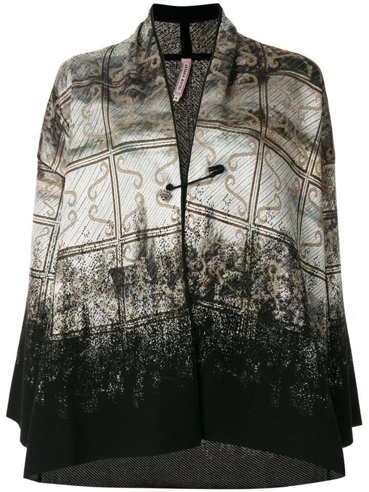 Antonio Marras Gradient Printed Card-coat - Black