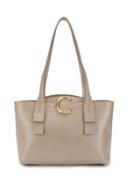 Chloé C Logo Shopping Tote - Grey