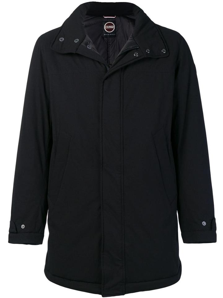 Colmar Standing Collar Hooded Coat - Black