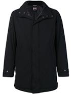 Colmar Standing Collar Hooded Coat - Black
