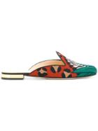 Charlotte Olympia Animal Kingdom Flat Mules - Multicolour