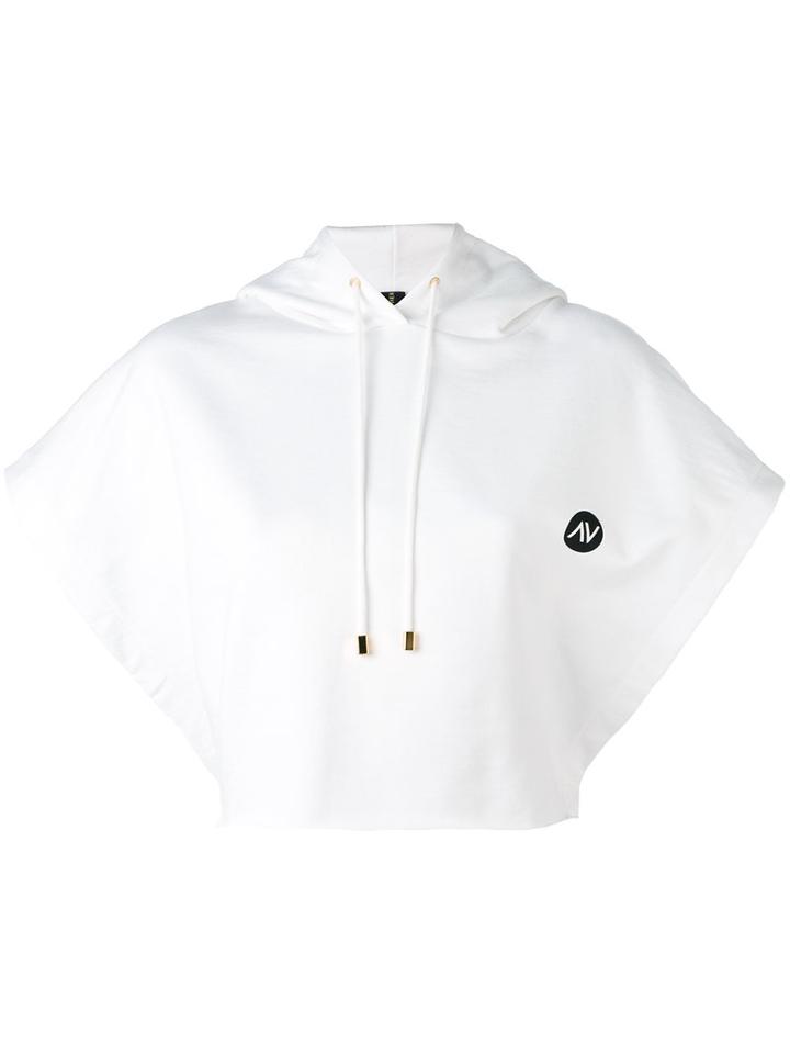 Alexandre Vauthier - Oversized Hoodie - Women - Cotton - One Size, White, Cotton