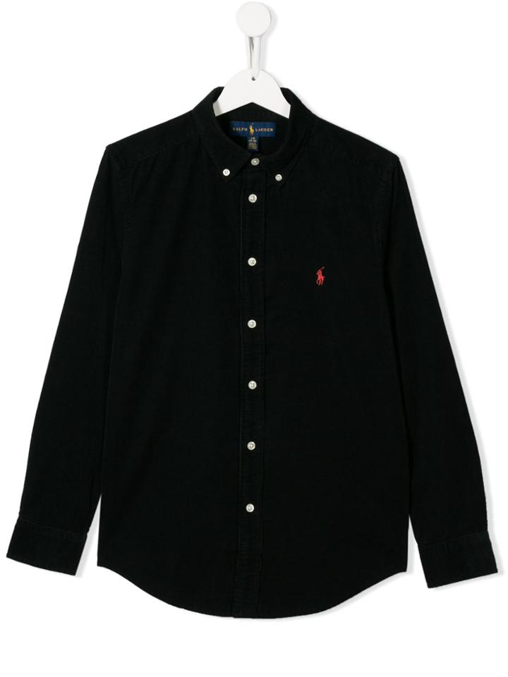 Polo Ralph Lauren Button-down Corduroy Shirt - Black