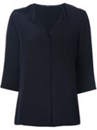 Peter Cohen Concealed Fastening Three-quarter Length Sleeve Shirt