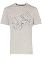 Adidas Spezial Wireframe Logo Print Cotton T-shirt - Grey