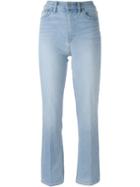 Tory Burch High-waisted Jeans, Women's, Size: 30, Blue, Spandex/elastane/cotton/other Fibers