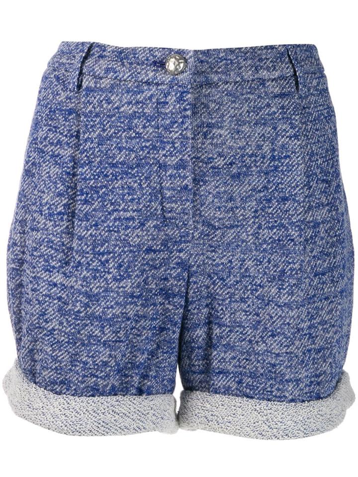 Chanel Vintage Two Tone Shorts - Blue