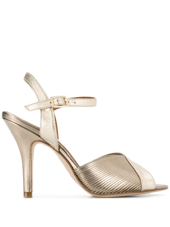 Paris Texas Metallic Sandals - Gold