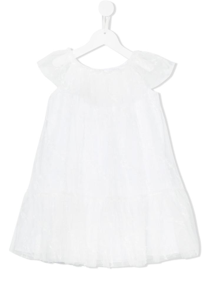 Il Gufo Pleated Dress, Girl's, Size: 6 Yrs, White